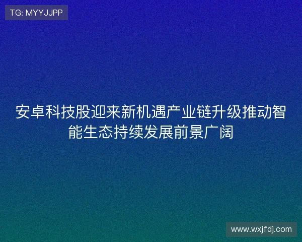 安卓科技股迎来新机遇产业链升级推动智能生态持续发展前景广阔